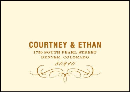 Branch Letterpress Reply Envelope Design Medium