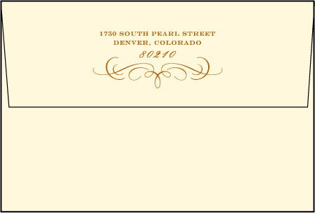 Branch Letterpress Save The Date Envelope Design Medium