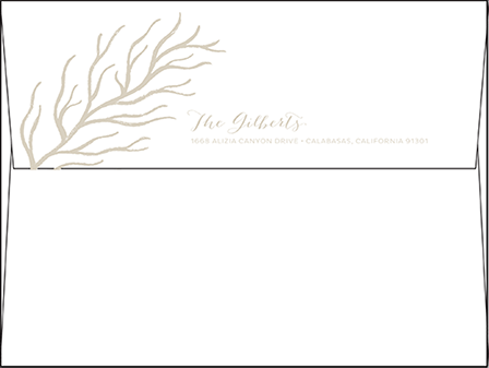 Breakers Letterpress Envelope Design Medium