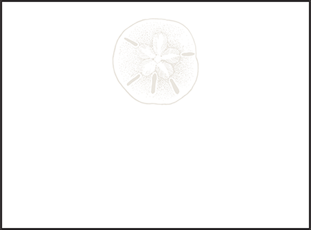 Breakers Letterpress Placecard Flat Design Medium
