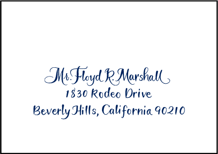 Bristol Calligraphy Letterpress Reply Envelope Design Medium