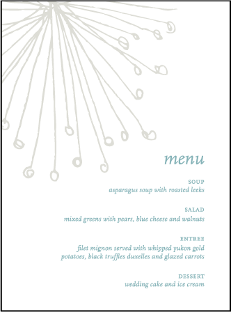 Buttonpom Letterpress Menu Design Medium