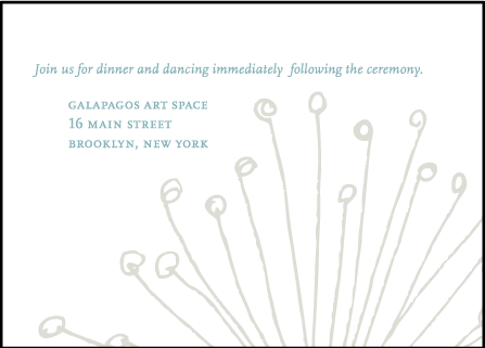 Buttonpom Letterpress Reception Design Medium