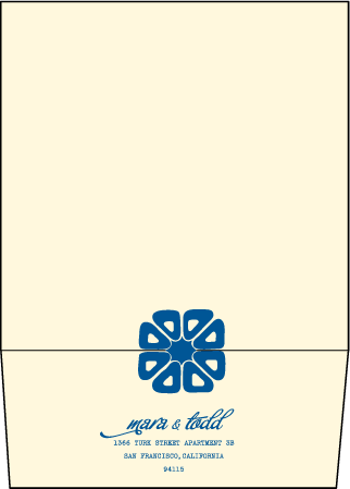 Byzantine Letterpress Envelope Design Medium
