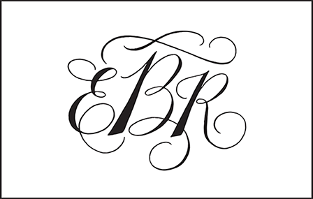 Callaway Letterpress Reply Postcard Front Design Medium