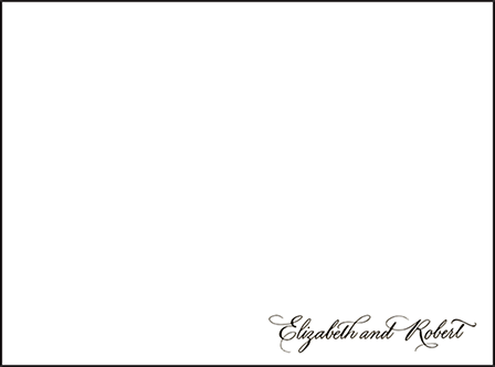 Callaway Letterpress Thank You Card Flat Design Medium