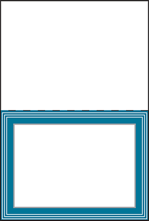 Cambridge Letterpress Placecard Fold Design Medium