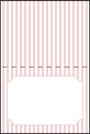 Cameo Letterpress Placecard Fold Design Medium