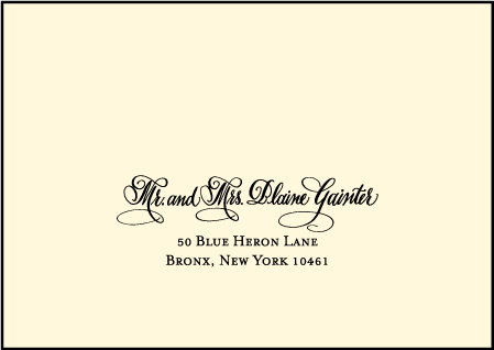 Canto Letterpress Reply Envelope Design Medium