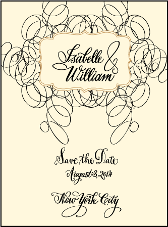 Canto Letterpress Save The Date Design Medium