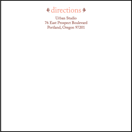 Caprilla Letterpress Direction Design Medium