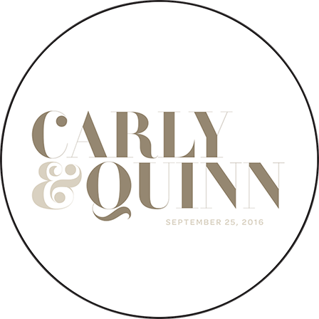 Carly Letterpress Coaster Design Medium