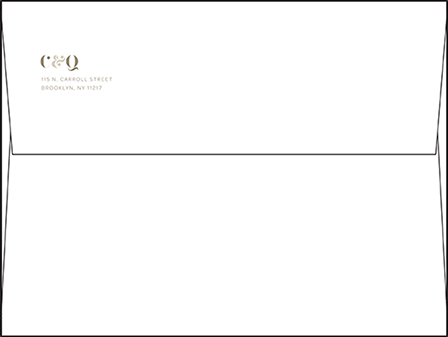 Carly Letterpress Envelope Design Medium