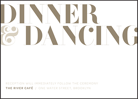 Carly Letterpress Reception Design Medium