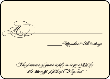 Carlyle Letterpress Reply Design Medium
