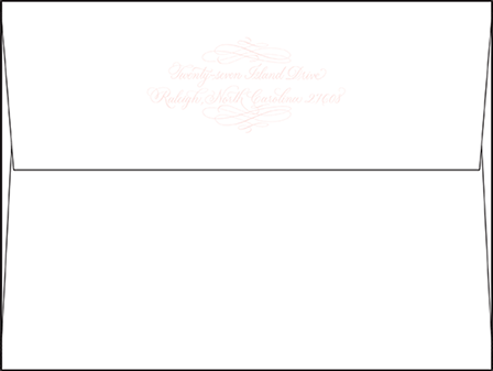 Carolina Letterpress Envelope Design Medium