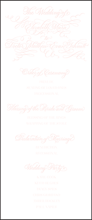 Carolina Letterpress Program Tea Design Medium