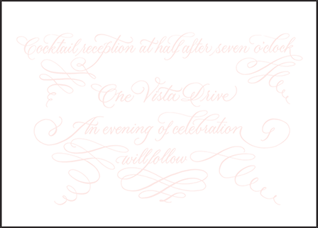 Carolina Letterpress Reception Design Medium