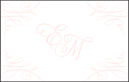 Carolina Letterpress Reply Postcard Front Design Medium