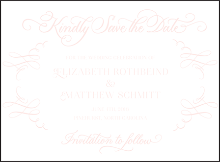 Carolina Letterpress Save The Date Design Medium