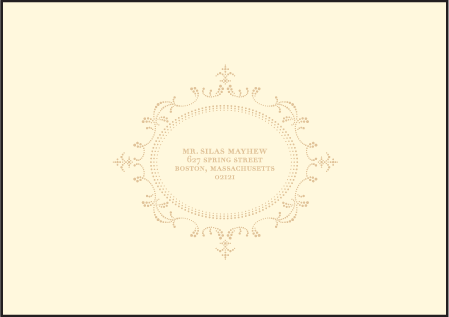 Cartoccio Letterpress Reply Envelope Design Medium