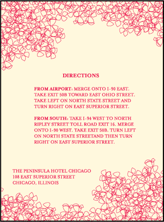 Cascade Letterpress Direction Design Medium