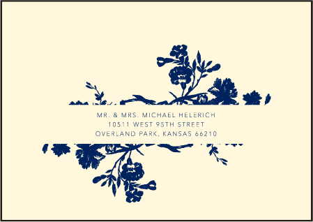 Cecily Letterpress Reply Envelope Design Medium