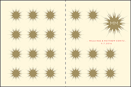 Celeste Letterpress Program Design Medium