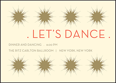 Celeste Letterpress Reception Design Medium
