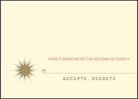 Celeste Letterpress Reply Design Medium