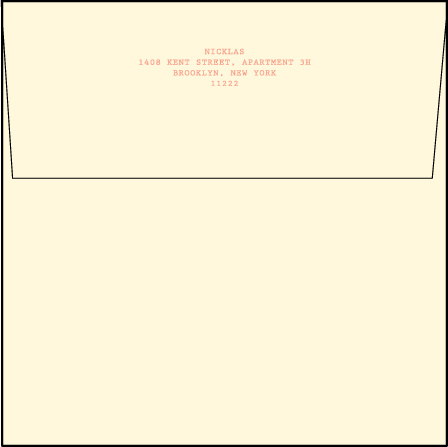 Chapin Letterpress Envelope Design Medium