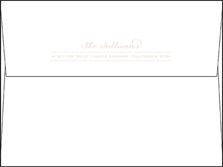 Charlotte Letterpress Envelope Design Medium