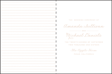 Charlotte Letterpress Program Design Medium