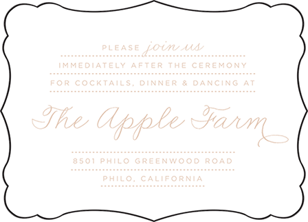 Charlotte Letterpress Reception Design Medium