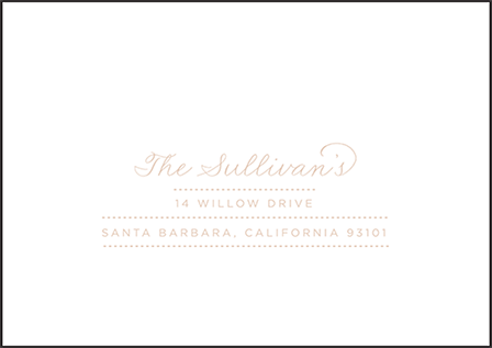 Charlotte Letterpress Reply Envelope Design Medium