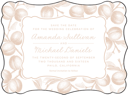 Charlotte Letterpress Save The Date Design Medium