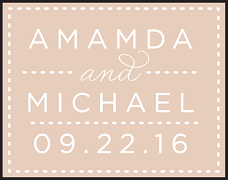 Charlotte Letterpress Stamp Design Medium
