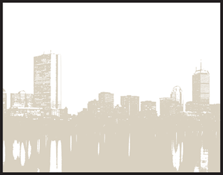 Charmed Boston Letterpress Stamp Design Medium