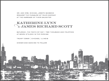 Charmed Chicago Letterpress Invitation Design Medium