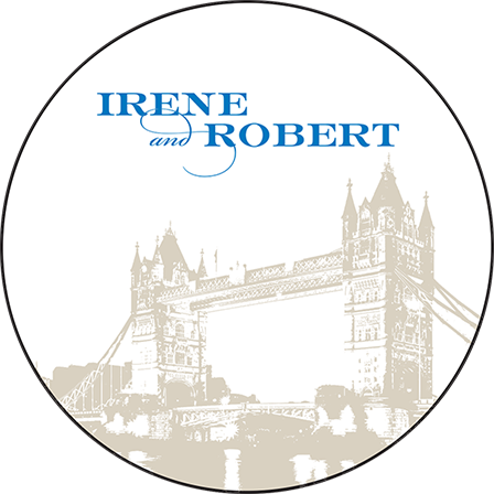 Charmed London Letterpress Coaster Design Medium