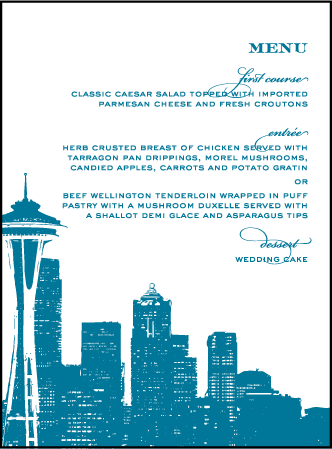 Charmed Seattle Letterpress Menu Design Medium
