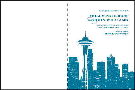Charmed Seattle Letterpress Program Design Medium