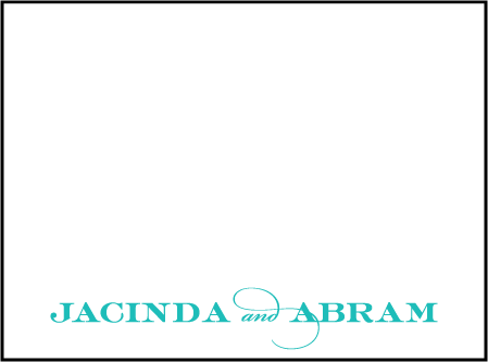 Charmed Sydney Letterpress Placecard Flat Design Medium