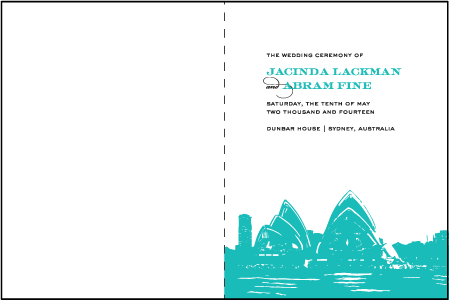 Charmed Sydney Letterpress Program Design Medium