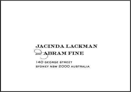 Charmed Sydney Letterpress Reply Envelope Design Medium