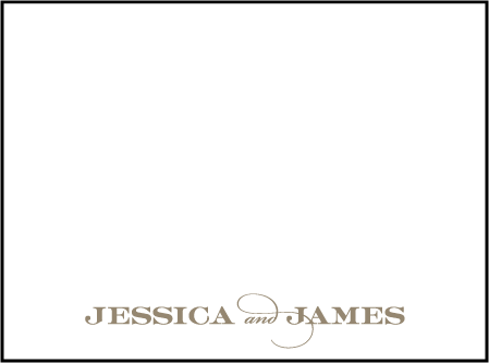 Charmed Washington DC Letterpress Placecard Flat Design Medium