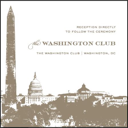 Charmed Washington DC Letterpress Reception Design Medium