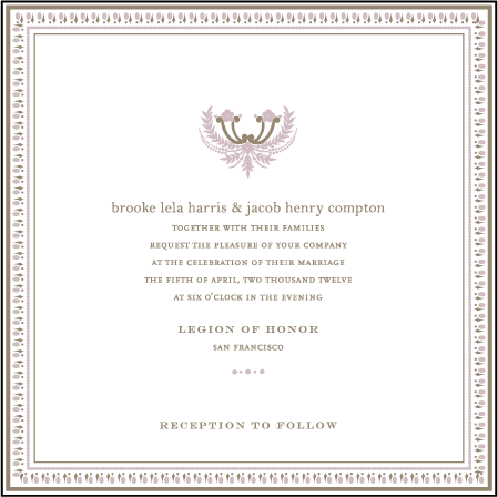 Chelsea Letterpress Invitation Design Medium