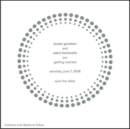 Circolo 1 Letterpress Save The Date Design Medium