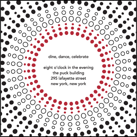 Circolo 2 Letterpress Reception Design Medium